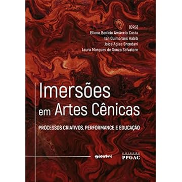 Capa do livro Imersões em Artes Cênicas: Processos Criativos, Performance e Educação