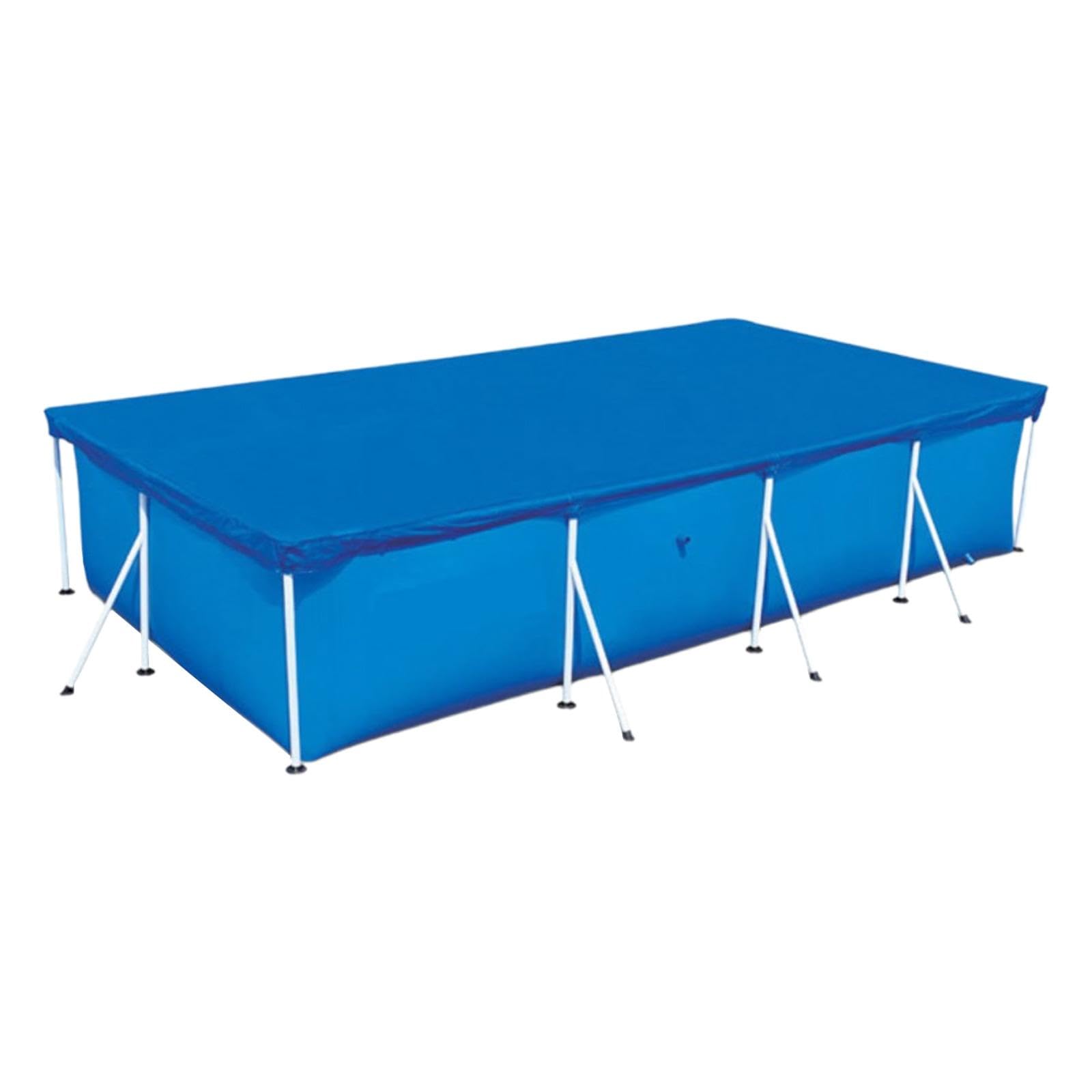 Rectangle Pool Cover Multifunctional for Above Ground Pool Family Pool Cover 224cmx154cm-image-20