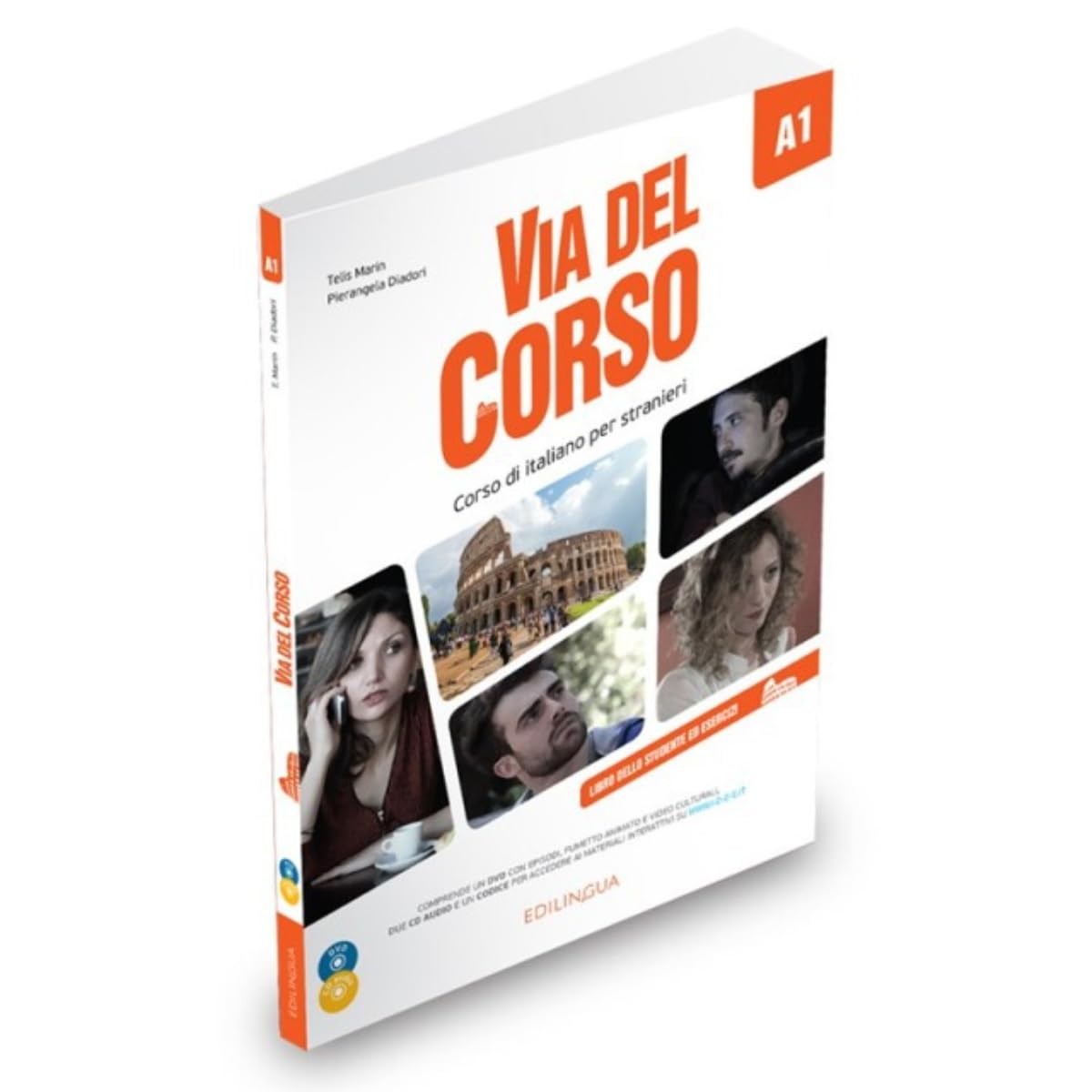 Via del Corso: Libro dello studente ed esercizi + 2 CD + DVD A1 by Pierangela...