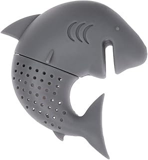 Oulensy Shark Shape Infuseurs À Thé en Vrac Thé Infuser Passoire Big Blue Whale Forme De Qualité Alimentaire Thé Silicone Passoire Infusor Fun Et Filtres Creative Loose Leaf Tea