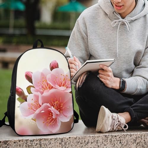 Blossom Backpack for Men Women, Heavy Duty Backpack Large Capacity, Durable Lightweight Travel Daypack 6