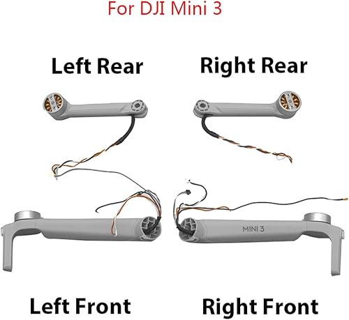 SeiZed Reemplazo de drones RepairParts Cubierta inferior de carcasa superior para brazo de motor para Mini 3 Pro Drone Accesorio (Color Mini 3 Pro