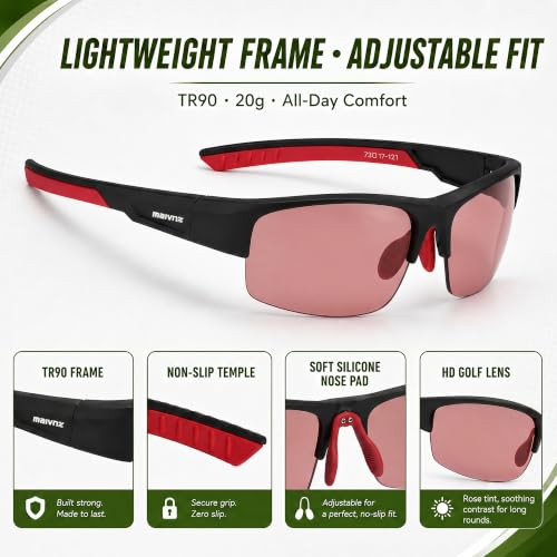 Image of maivnz Golf Sunglasses for Men Women, Golf Ball Finder Glasses, UV400