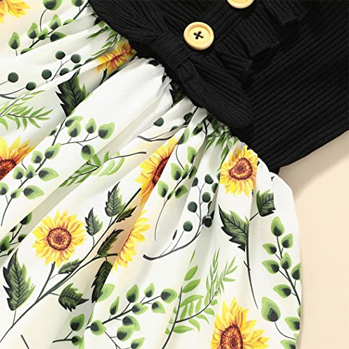 Image of Toddler Girls Tutu Dresses Cute Casual Short Sleeve Dress for Summer Daily Home School Party 2-8T