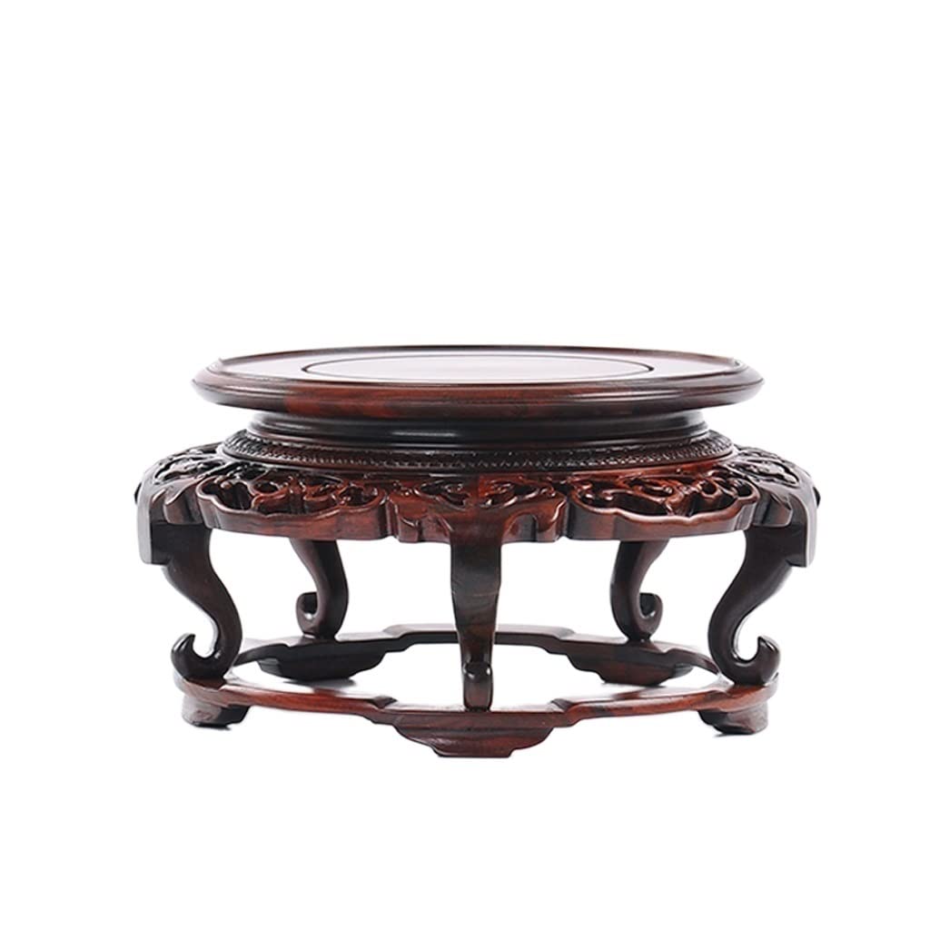 Socle pour bonsaï et supports de présentation sculptés pour vase