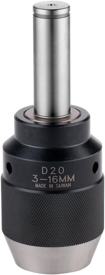 Chumpower D20 Drill Chuck 1/8-5/8 Inch Keyless Drill Chucks with Integrated Shank
