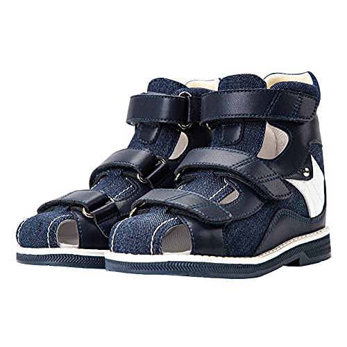 princepard Orthopedic Sandals for Kids High Back Ankle Support 2021 New Summer Corrective Shoes Flat Foot X-legs Care