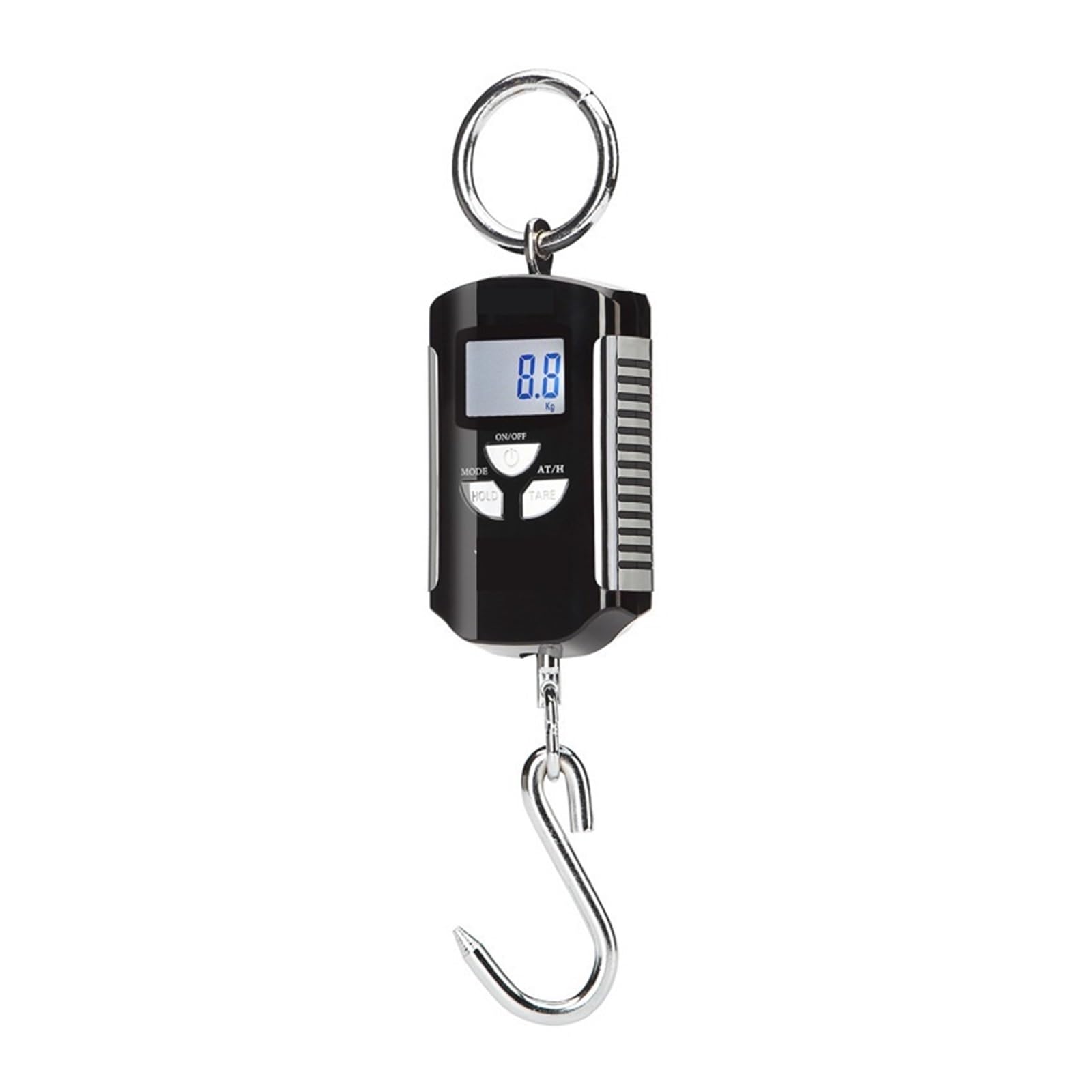 JVDDI Digital Hanging Scale Portable Electronic Hanging Scale Mini Outdoor for Pig Sheep 200kg Capacity ABS 1g Heavy Duty Crane Hook(Nero)