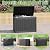 GULAIMOAO Outdoor Storage Lockable Deck Box for Patio (45 Gallon, Black)