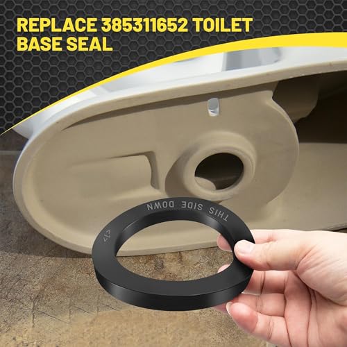 Image of Oyviny 385311652 RV Toilet Base Seal Kit for Dometic 300 310 320 Toilets, RV Camper Toilet Seal Replacement with Mounting Hardwares Solving Leakaging Problems