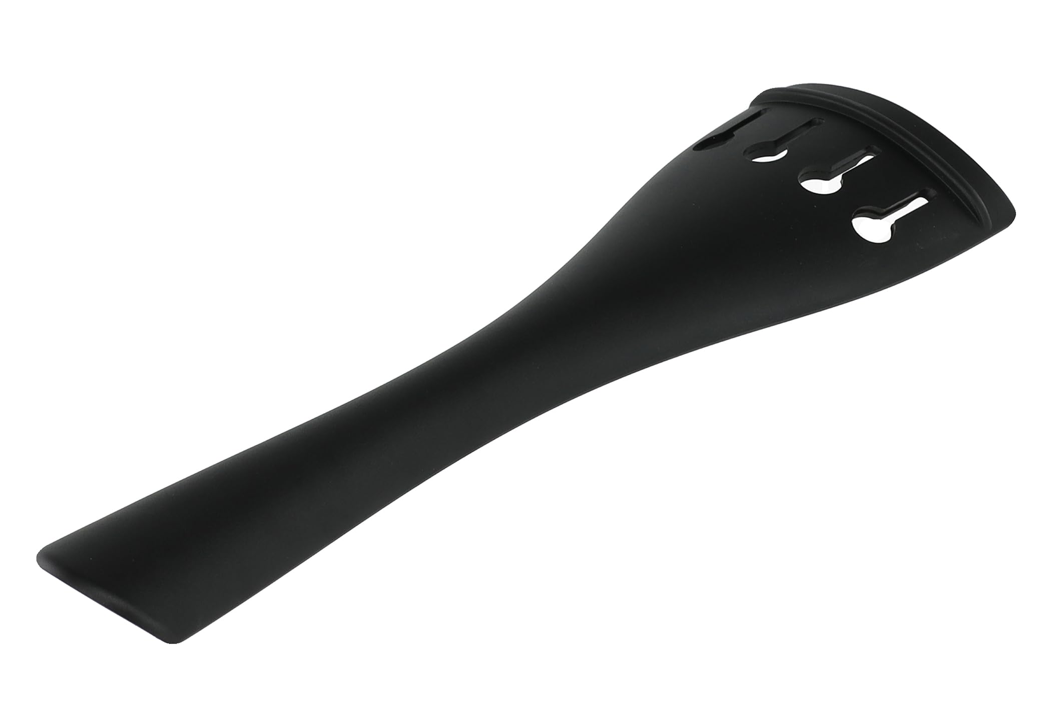 Wittner 265131 Cordal Contrabajo Ultra 1/2 - plástico de alta tecnología - ultraligero - forma de tulipán - con cordón de acero inoxidable - negro