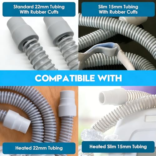 Image of Cpap Tube Cleaning Suit, with Cpap Hose Hook & Mask Hook & Hose Brush - Fits for Standard15-22mm Diameter Tubing