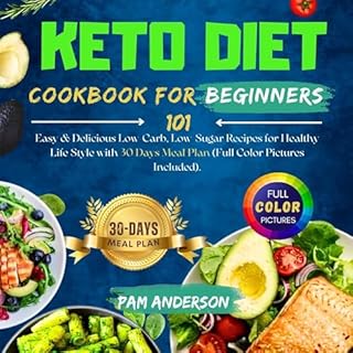 Page de couverture de Keto Diet Cookbook for Beginners