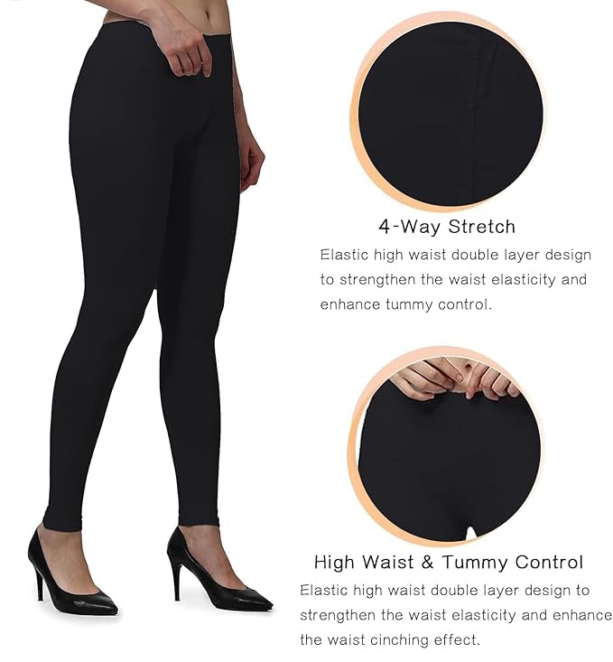 Image of Ultra-Comfy Stretch Leggings | 2-Way Stretch | High-Waisted Design | Perfect for Yoga, Gym, and Everyday Wear