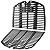 GGC Cooking Grate Replacement for Weber Q200, Q220, Q260, Q2000 Series, Q2400 Gas Grill, 2-Pack Cast Iron Grid Grates for Weber 7645, 7583, 65811
