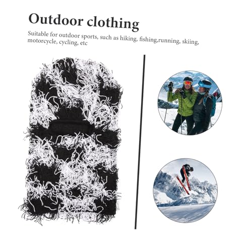 Pasamontaña térmico de punto para esquí y actividades al aire libre, negro, unisex, transpirable y elástico, para hombres y mujeres miniatura 5