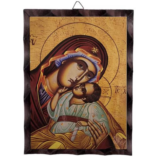 Threehoney Virgin Mary Icon