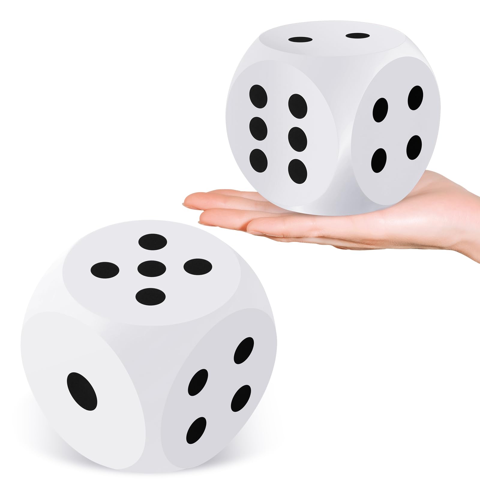 Shappy 3 Inches Foam Dice Fun Filled Large Educational Toy Kawaii Giant Decorative Eva Foam Jumbo Dice Big Square Building Blocks for Board Game