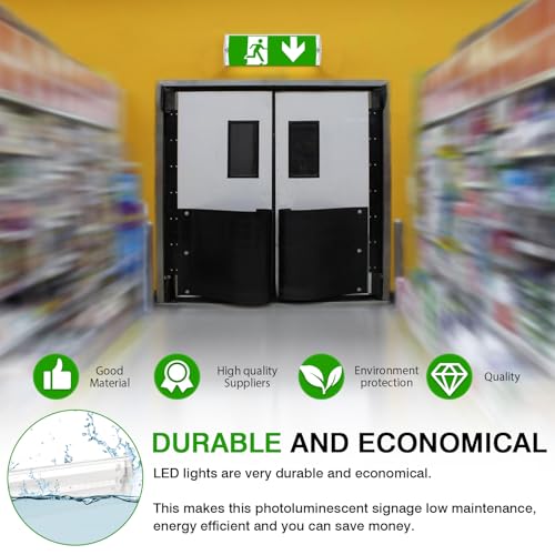 Éclairage d'urgence à LED pour sécuriser les coupures de courant avec batterie 3h - 7