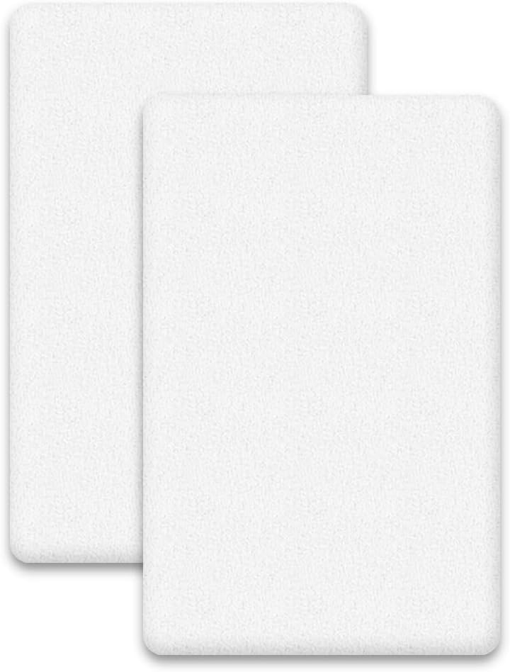 2x Cot Bed Waterproof Mattress Protectors (70x140 cm) | Non-Noisy, Ultra Soft and Super Absorbent Mattress Protector | Anti Dust and Anti Mite Mattress Cover (70x140 cm)