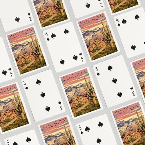 Baraja Póker Tucson Arizona, 52 cartas tamaño póker miniatura 4