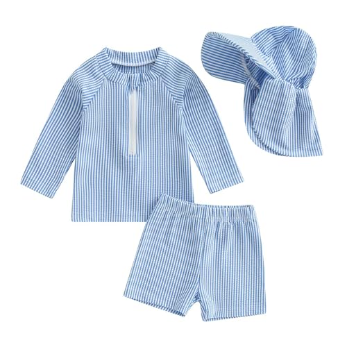 Costume natation garçon 3 ans anti-UV avec fermeture éclair pratique