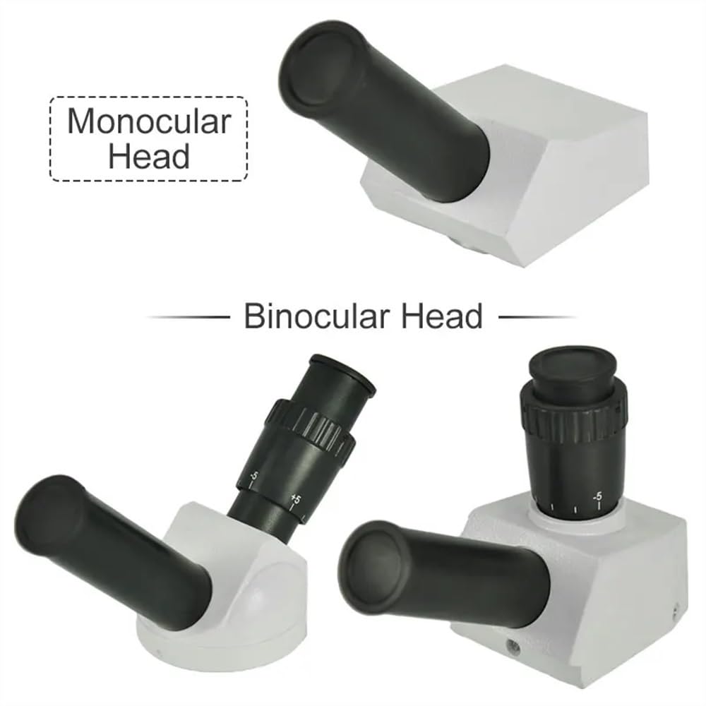 Accessori per microscopio da laboratorio Microscopio Testa trinoculare Testa monoculare libera Testa binoculare for microscopio biologico con oculare a grande campo WF10X WF16X(Trinocular head)