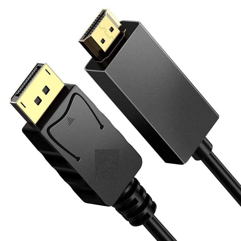 VOOCME 4k (DP) Display Port Male to HDMI Cable Male Port 1080P 1.8 m HDMI Cable (Compatible with HDTV, Smart-TV, Projector, Laptop, Desktop, HD-Monitor, Gaming Device. (BLK) (B0CKZ2SH4P) Amazon Price History, Amazon Price Tracker