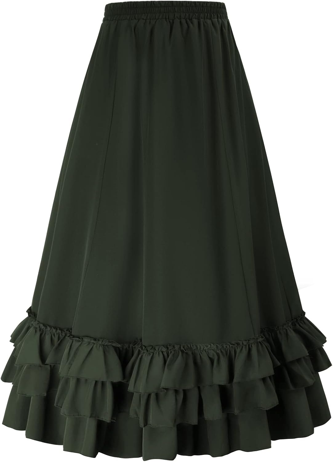 Belle Poque Women's Vintage Stripes Gothic Victorian Skirt Renaissance Style Falda at  Women’s Clothing store