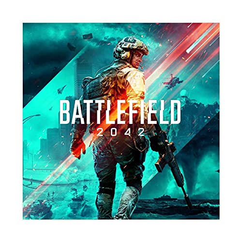 Battlefield 2042 Leinwand-Poster, Schlafzimmer, Dekoration, Sport, Landschaft, Büro, Raumdekoration, Geschenk, 40 x 40 cm