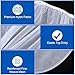 60 Pcs Paint Strainer Bags, 5 Gallon Elastic Top Fine Mesh Strainer Disposable Painting Strainers Bag Hydroponic Filter Tool for Nut Milk, Juice, Home Brewing, Gardening, Plant Protection(White)