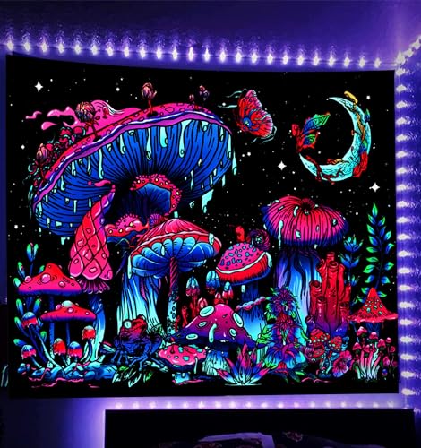 Image of roperry 30ft LED Black Light Strip Kit, 540 Units Lamp Beads, Non-Waterproof Blacklights for Glow Party, Indoor Birthday, Body Paint,Halloween (Indoor)