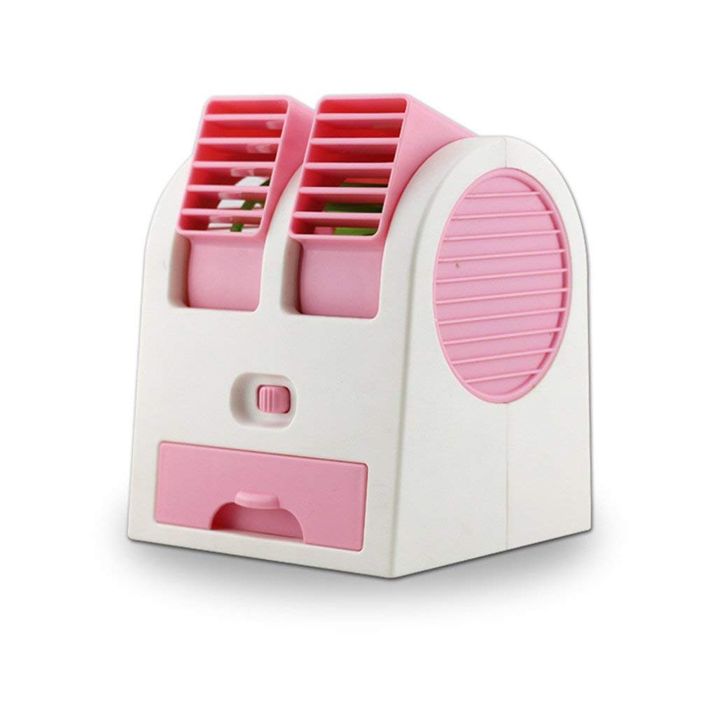 Magic Mini Portable Handheld Bladeless Cool Fan Air Conditioner Water Cooling Cooler Table Desk Desktop Electric Fan Rechargeable
