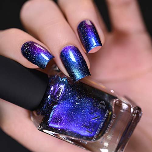 Image of ILNP Shockwave (H) - Vivid Blue to Purple Holographic Ultra Chrome Nail Polish