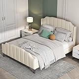 【Abmessungen】Abmessungen: 216 x 150 x 116 cm (L x B x H). Geeignet für Matratze 140 x 200 (ohne Matratze) Tragfähigkeit: 350 kg.Dieses Bett wird im 2er Pack versendet. Manchmal kommen 2 Kartons nicht am selben Tag an. Ich hoffe, Sie können noch 2-3 Tage warten oder sich für weitere Unterstützung an unseren freundlichen Kundendienstmitarbeiter wenden