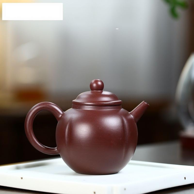 Théière en argile violette de 200 ml façonnée à la main pour le thé - 4