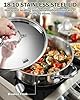 Cooks Standard Multi-Ply Clad Stainless Steel Saute Pan 10.5 Inch, 4 Quart Deep Frying Pan Skillet with Lid, Induction Cookware, Stay-Cool Handle #5
