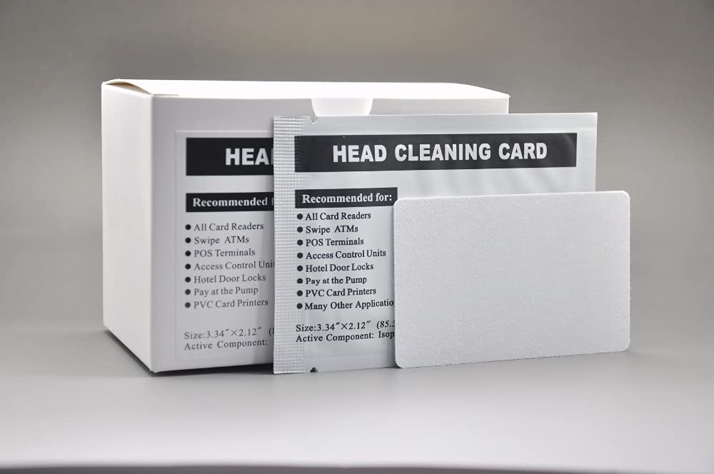 Printer Accesstories 10 pcs Thermal Printers Cleaning Cards for Zebra for magicard for evolis Card Printer Cleaning Card, CR80 Size