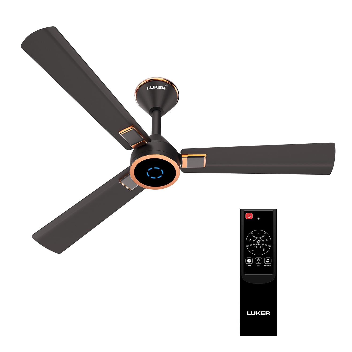 LUKER JVLuker USA Alpha Galaxy 1320mm BLDC Ceiling Fan with Remote