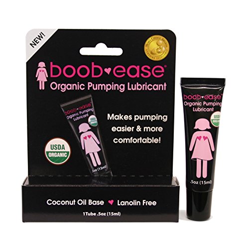 Bamboobies Pumping Lubricant Safe for Breastfeeding and Pumping Moisturizing Comfort for Nursing Moms - 0.5oz, 1 Pack