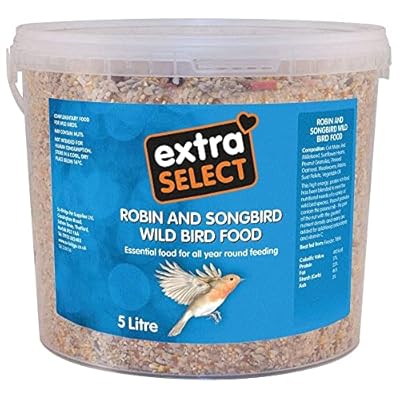 Extra Select Robin and Songbird Feed Mix Tub, 5 Litre