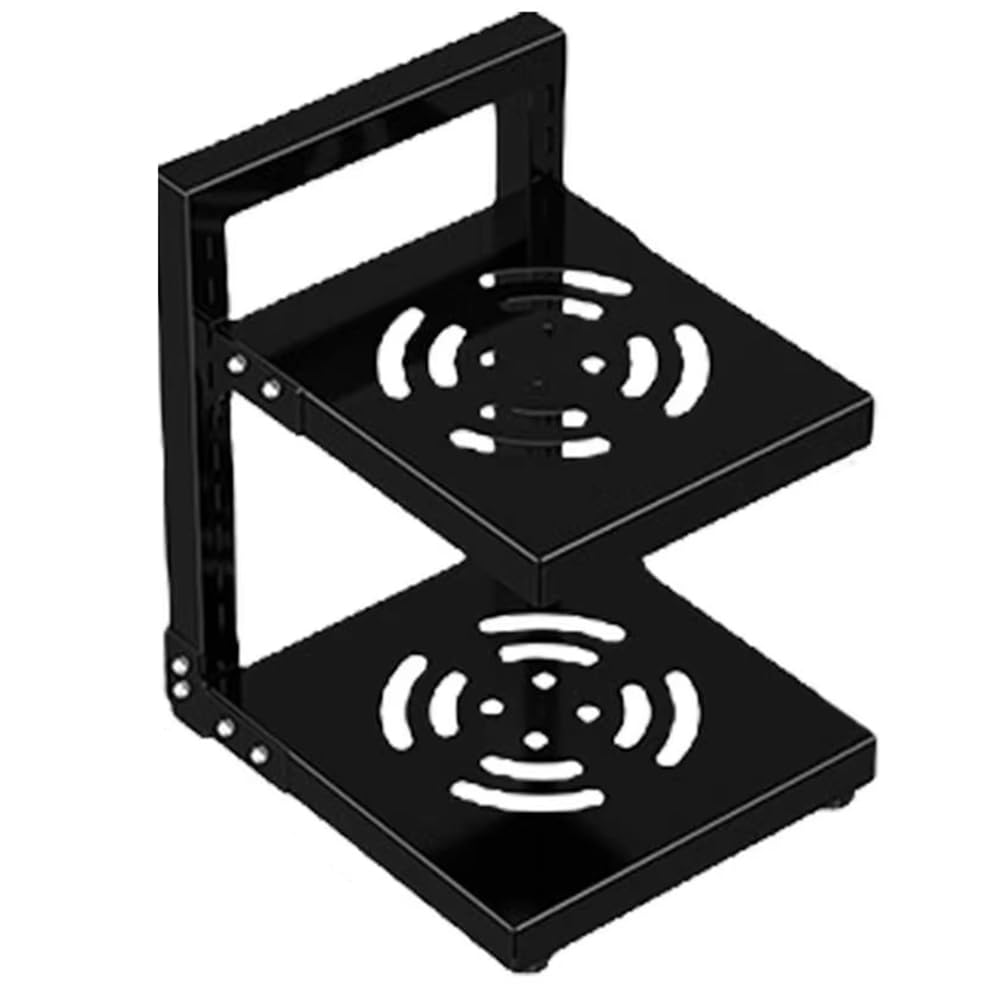 CTRLZS Adjustable Pot Organizer Rack - Space-Saving, Rustproof Storage for Pans, Pots & Lids - Under Cabinet Kitchen Solution