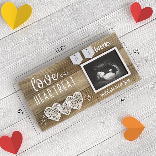 Baby-Sonogram-Picture-Frame-with-Countdown-Weeks-3-Hearts-Design-4×3-Ultrasound-Photo-Pregnancy-Announcements-Gender-Reveal-Baby-Shower-Gift-New-Mom-Expecting-Parents-to-Be-Keepsake-Gifts Baby Sonogram Picture Frame with Countdown Weeks 3 Hearts Design 4×3 Ultrasound Photo Pregnancy Announcements Gender Reveal Baby Shower Gift New Mom Expecting Parents to Be Keepsake Gifts