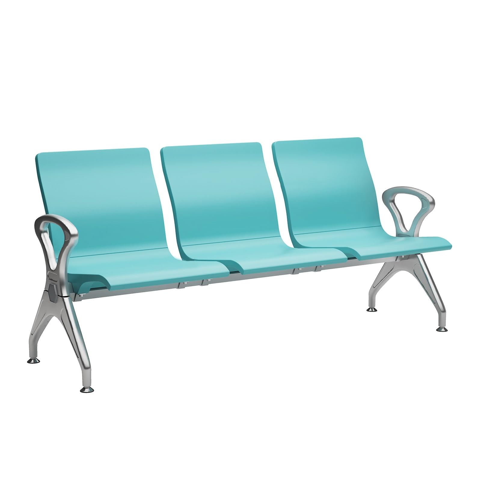 SaryEdge Chairs with Arms - Airport Reception Bench, Office Lobby Seating, Conference Room Furniture, Comfortable Guest Chairs for s, Salons, an,Blue-183cm/72in,Blue-183cm/72in