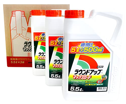 日産化学 除草剤 ラウンドアップマックスロード 5.5L×3本ケース販売 希釈タイプ