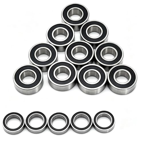 Image of 15pcs Rubber Sealed RC Ball Bearings Kit 5x8x2.5mm 5x11x4mm Compatible with Tamiya Grasshopper Lunchbox Hornet 1 /10 RC Car Upgrade Parts
