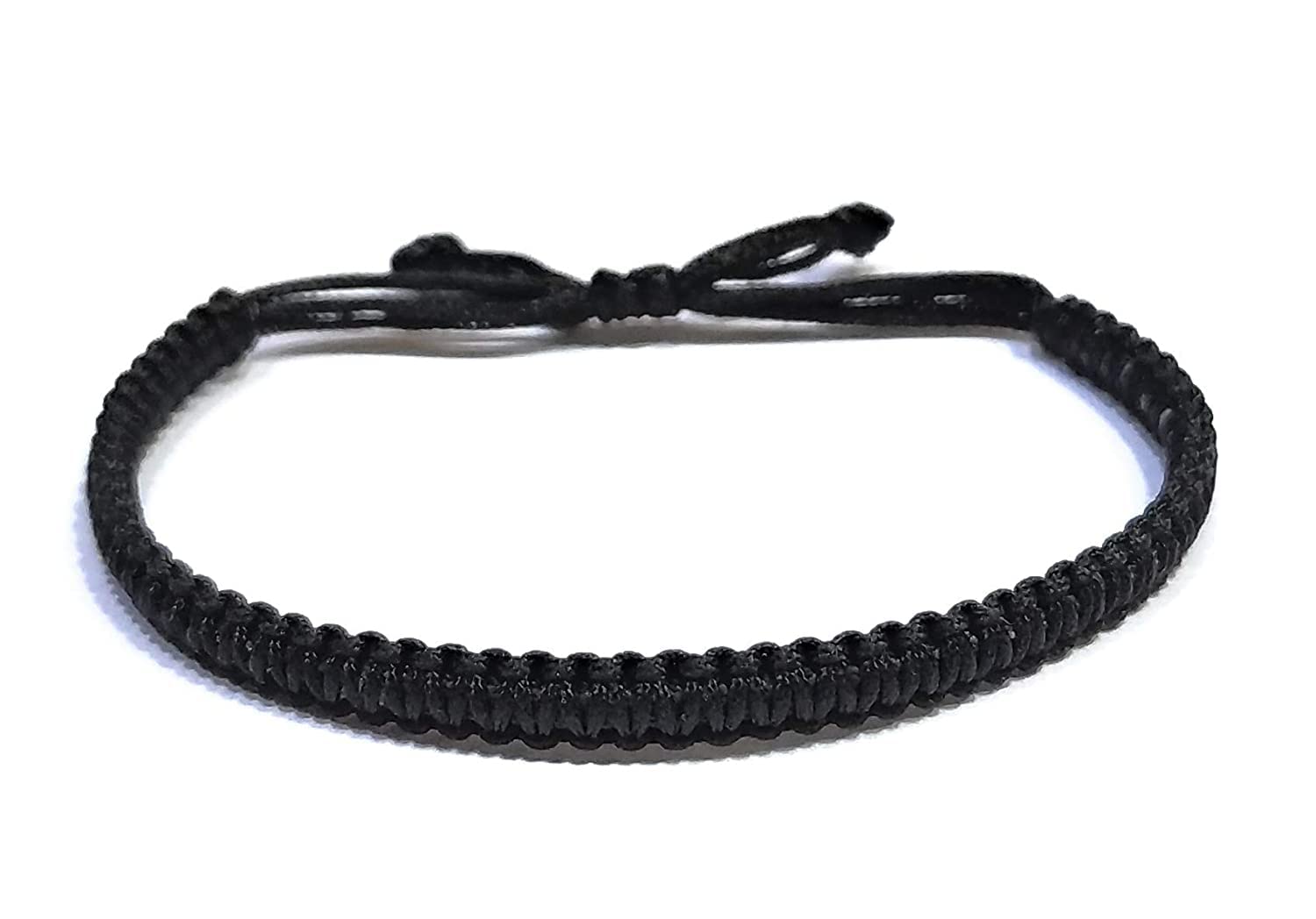 LIGAMENT Plain Thread Bracelet For Girls Women Boys Men (Black) (B0BBM1YMTV) Amazon Price History, Amazon Price Tracker