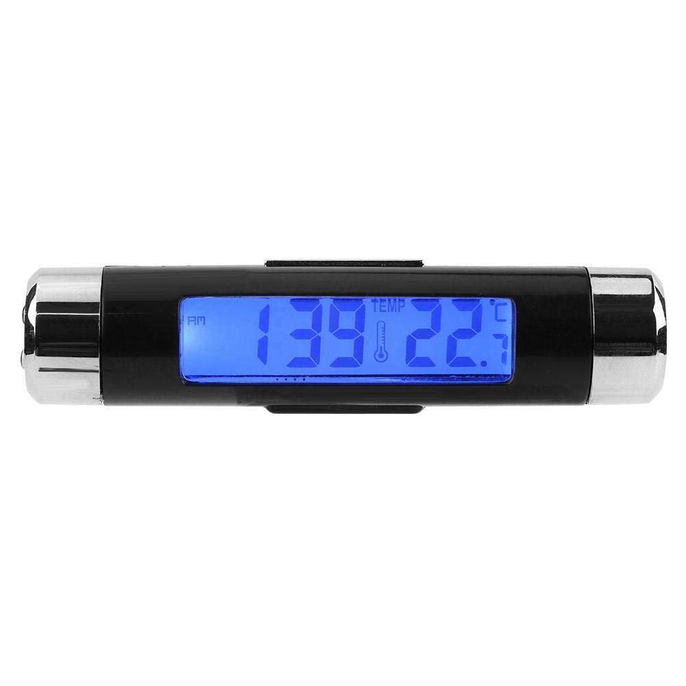Broco Led Auto Car Clock, Multi-functional Car Auto Electronic Clock Thermometer LED Backlight Digital Display