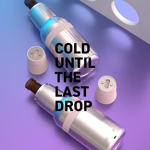 Miniatura 16 de Asobu Frosty Beer 2 Go Enfriador de botellas y latas de cerveza de acero inoxidable de doble pared con aislamiento al vacío y destapador de cerveza