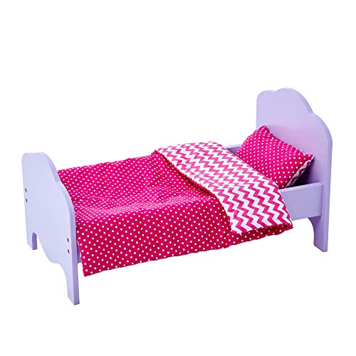 Olivia's Little World- Cama para muñeca, Color púrpura (Teamson TD-11929-1G) , color/modelo surtido